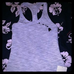 ✌🏽SOLD✌🏽 Gray Lululemon Cool Racerback  Hawaii
